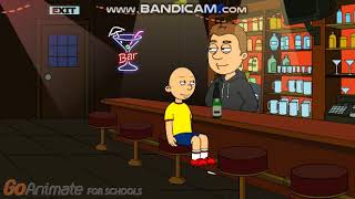 Caillou ditches school to go to the strip club/grounded