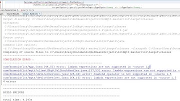 Netbeans compilation error not supported in  source 1 5