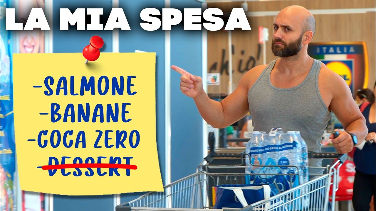 COSA MANGIO IN UN GIORNO AL LIDL per la mia DIETA DA 2500 KCAL - VLOG