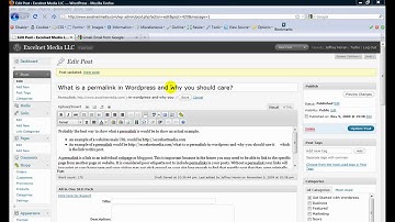 How to edit Permalinks in Wordpress