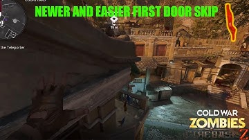 NEWER AND *EASIER* FIRST DOOR SKIP IN "FIREBASE Z" | Black Ops Cold War Zombies