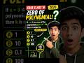CBSE 2026 PYQ Maths 🔥 Polynomial Zero Question You MUST Know! #shorts