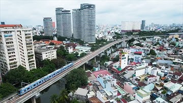 Cận cảnh tàu Metro số 1 chạy thử toàn tuyến