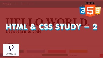 Latihan HTML & CSS II Study - Progate