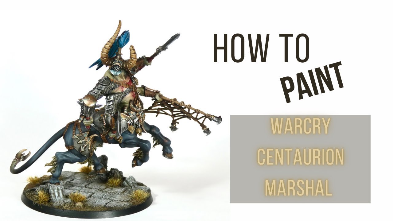 Warcry Centaurion Marshal Unboxing and Review – Warhammer Age of Sigmar –  Sprues & Brews