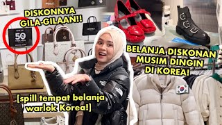 SHOPPING VLOG 🇰🇷 BELANJA DISKONAN MUSIM DINGIN DI KOREA 😍 HARGANYA TURUN GILA2AN, BIKIN KALAP! 🔥