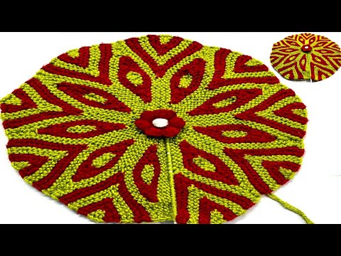 easy woolen door mat/easy art doormat/knitting latest beautiful design ...