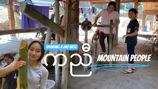 Spending a day with Karen mountain people