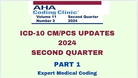 Medical Coding|Coding Clinics|2024|2nd Quarter|Part 1|Medical coding updates|Medical coding course|