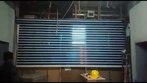 Automatic polycarbonate Rolling Shutters