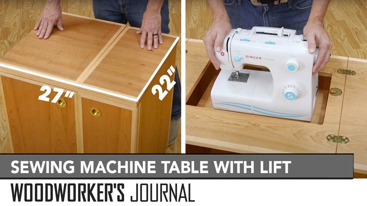 Sewing Serger-Kitchen Appliance Lift - Woodworking Kits