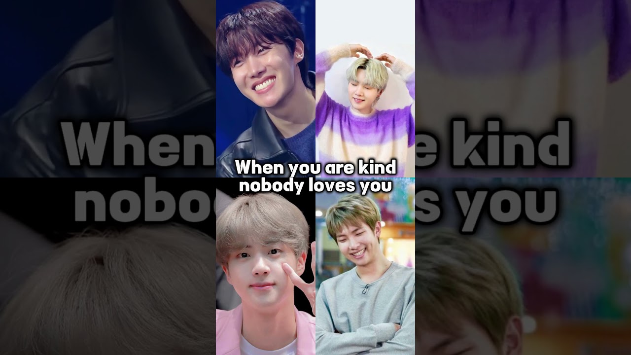 When you are kind... 