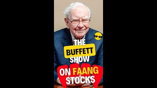 Buffett's thoughts about the FAANG Stocks! (Facebook/Apple/Amazon/Netflix/Google) #shorts