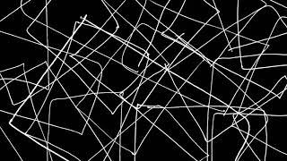 Minimalist White Lines on Black Background in Stop Motion 09 - Motion Graphic Stock Animation