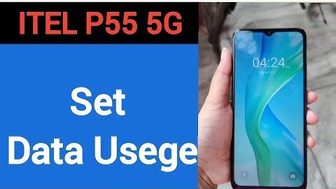 How to set data usege, Itel P55 5G me data limit Kaise lagaen
