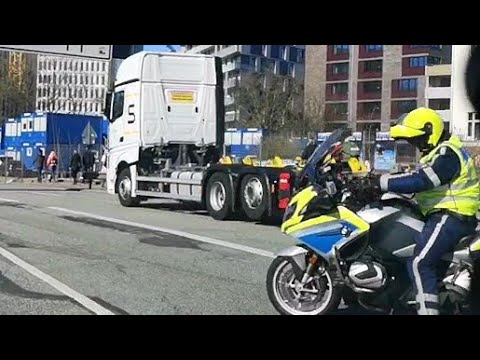 Trucker-Demo in Hamburg - DIESEL-PREIS MUSS RUNTER - EXISTENZEN BEDROHT (19.03.2022, Nr. 1)