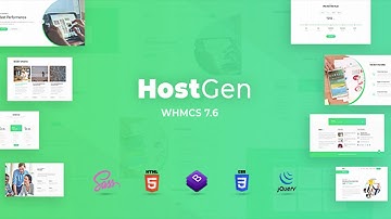 HostGen - Multipurpose Hosting Provider HTML5 Template With WHMCS | Themeforest Website Templates