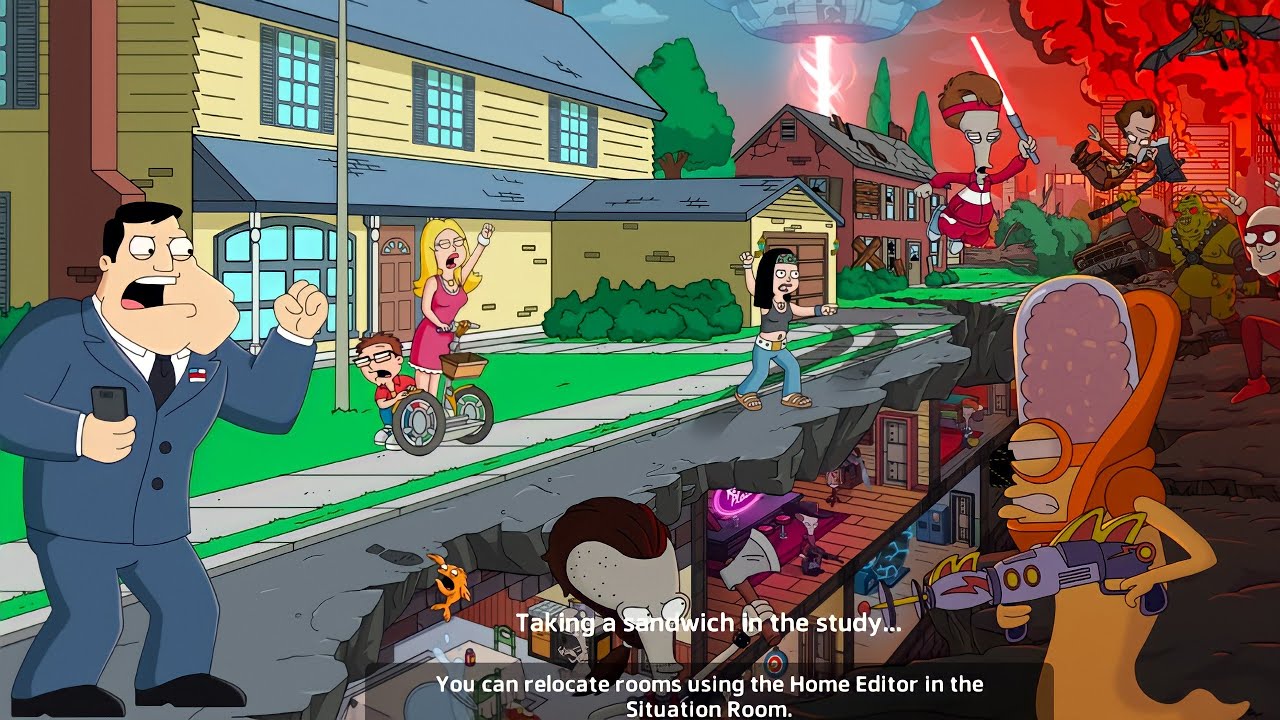 American Dad ! Apocalypse Soon !! Gameplay Walkthrough - Part 1