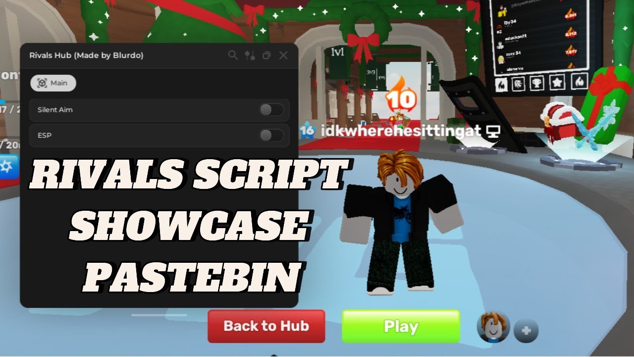 (NEW) RIVALS SCRIPT SHOWCASE PASTEBIN - YouTube