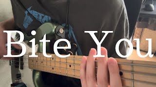【muque】 Bite you 弾いてみた Bass Cover （Short ver...)