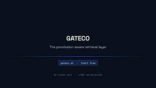 RAG Access Control: Full Setup in 9 Steps | Gateco Walkthrough