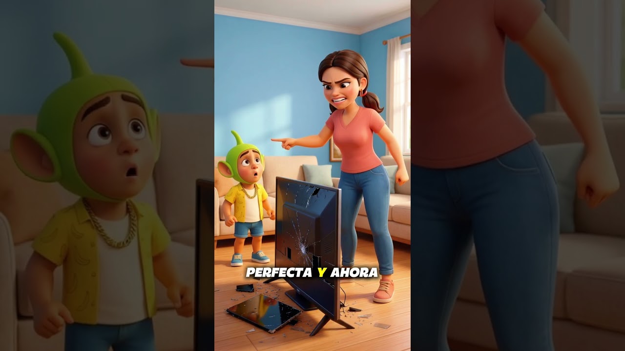 Una pelota rompió la televisión en casa de los Larín… y nadie lo esperaba 😂
