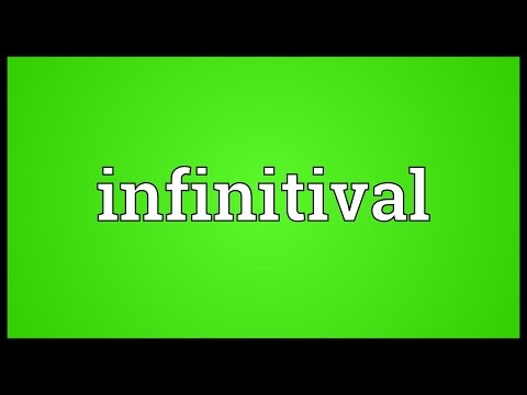 Header of infinitival
