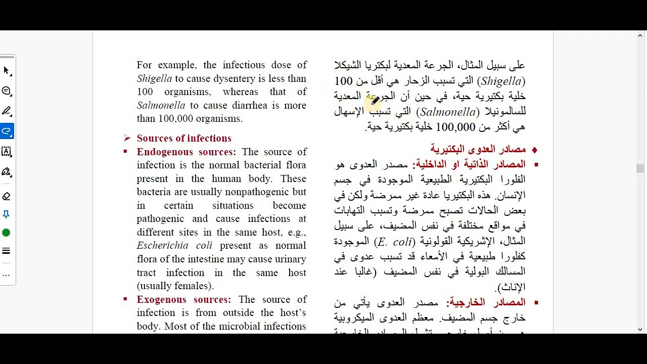 Lecture #8 Pathogenesis Source of Infection Mode of transmission  Bacterial Toxin