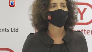 Turkish Ambassador To Zambia, Chitalu Chilufya Hold Hands In Covid-19 Fight