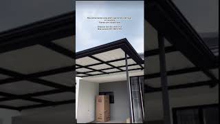 kanopi atap upvc double layer. #shorts #kanopibali #kanopipremiumbali #kanopiminimalisbali #fyp