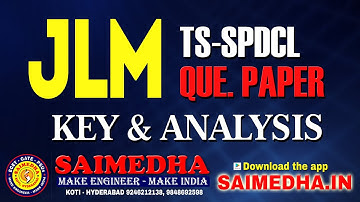 JLM-TSSPDCL QUESTION PAPER (30/04/2023) || KEY & ANALYSIS || SAIMEDHA KOTI || 9246212138