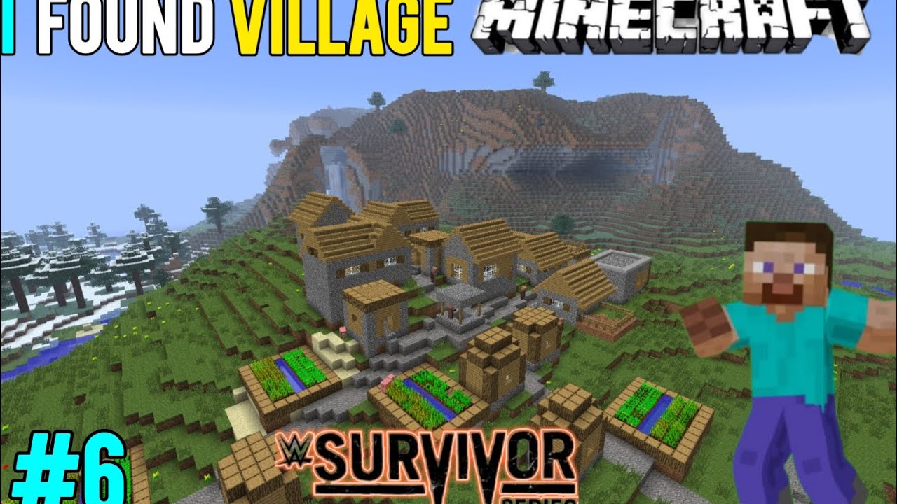 I FOUND VILLAGE IN SURVIVAL SERIES|| MINECRAFT GAMEPLAY#6 - YouTube