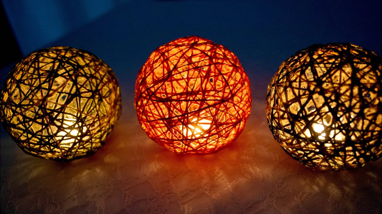 麻紐ランプシェードの作り方