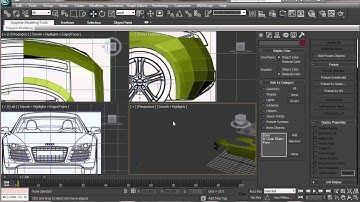 Audi R8 Modeling Tutorial in 3ds max Part 3 HD