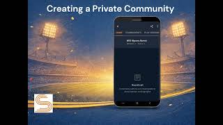 Creating a Private Community in SportEve app #sporteve #cricket #cricketscoring screenshot 4