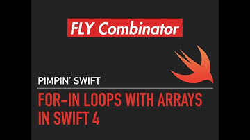 For-In Loops With Arrays In Swift 4