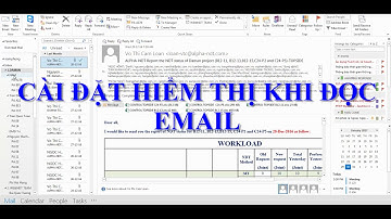 CÀI ĐẶT HIỂN THỊ DỄ ĐỌC EMAIL TRONG OUTLOOK