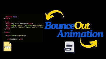 How to Create a Bounce Out Animation on Scroll with HTML & CSS
