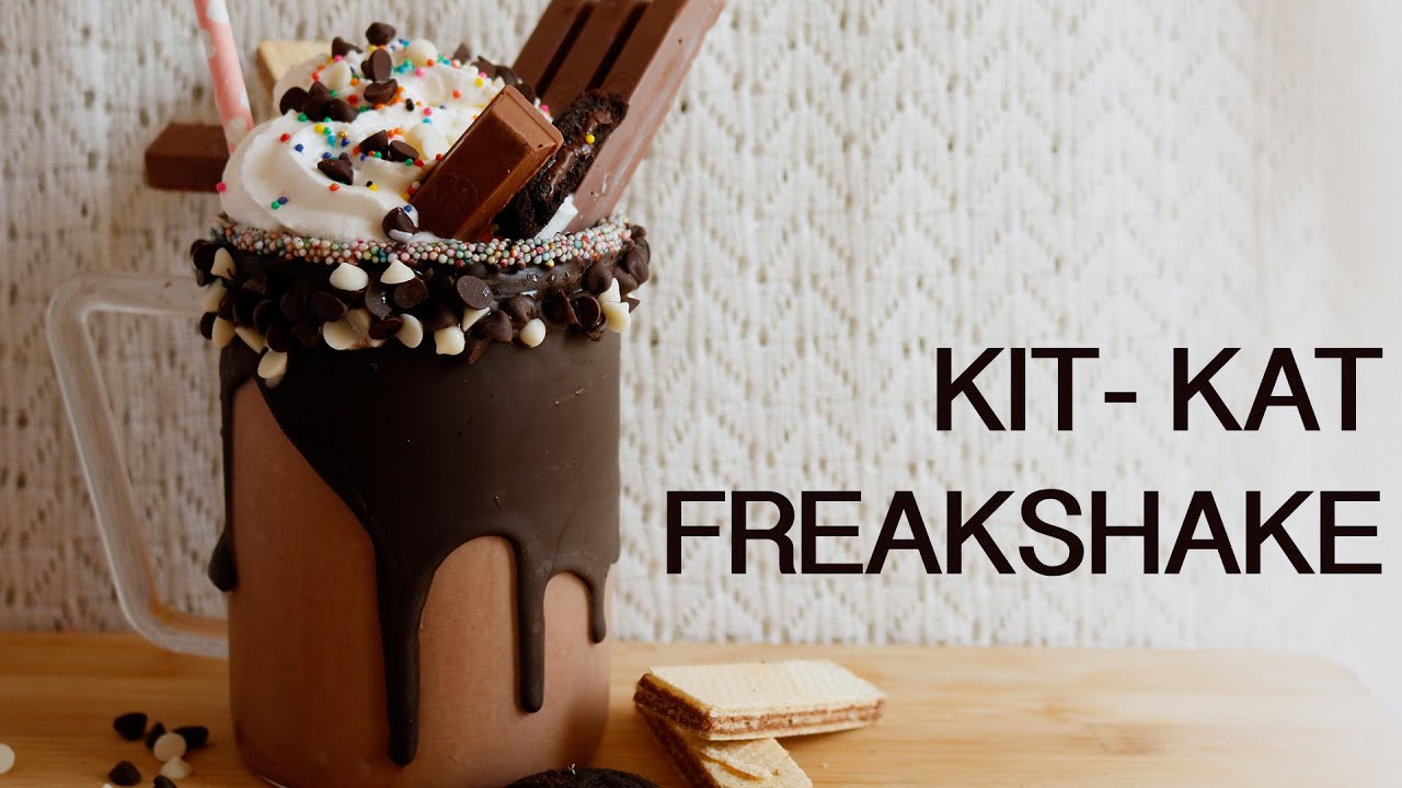 KitKat Freakshake Recipe| Chocolate Thick shake| CooknJoy by Vaishali