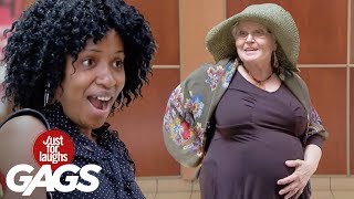 Mejores Bromas - Abuelita Embarazada
