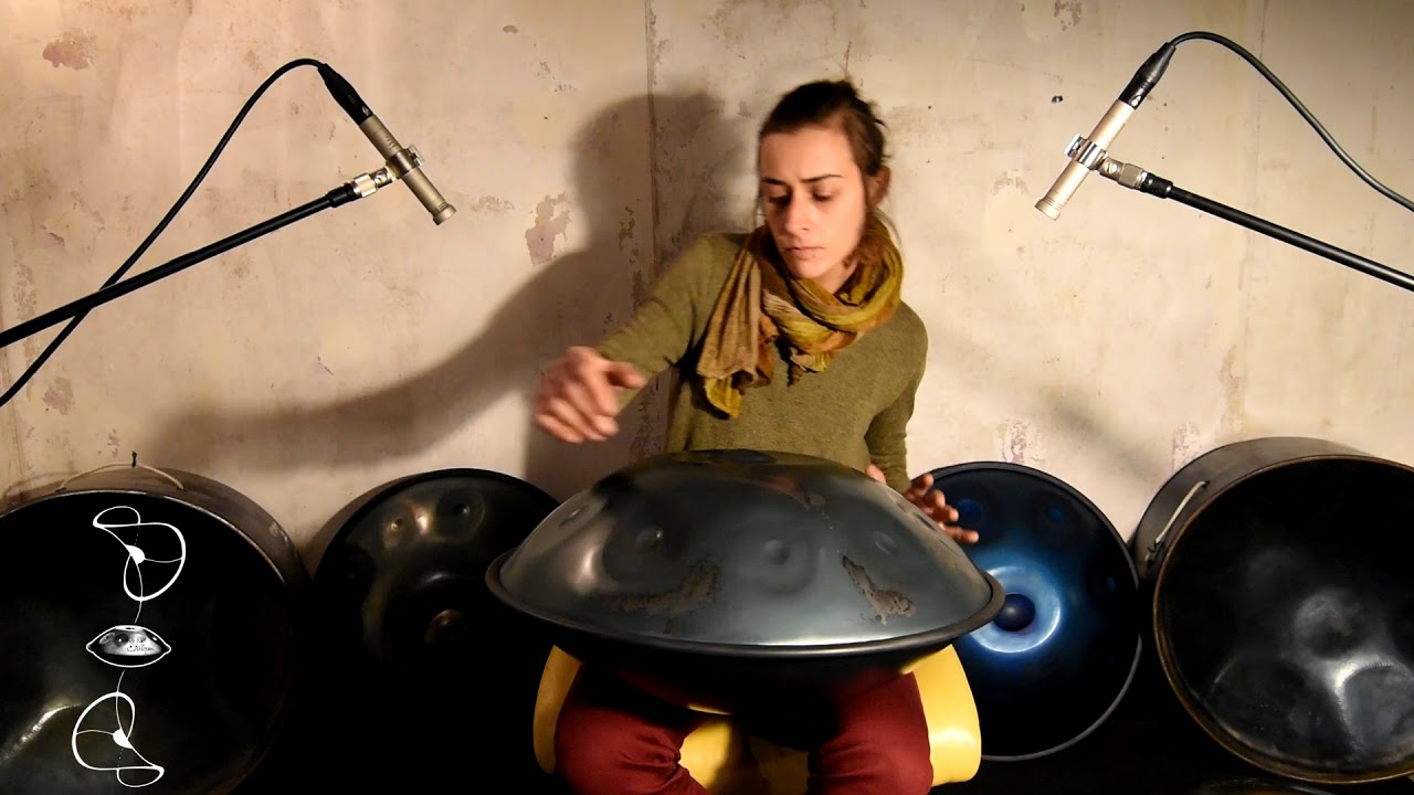Handpan made at the shellopan fablab - F#/B Dorian 10 crafted and played by Béren
