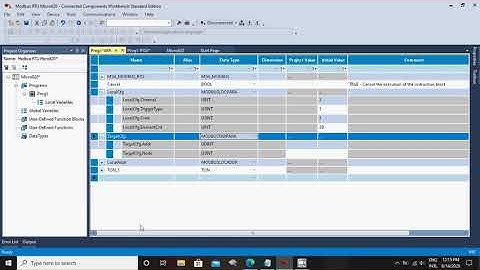"MSG_MODBUS" - Modbus RTU Micro820
