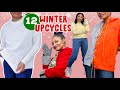 12 quick &amp; easy Winter Fashion Upcycles | DIY Clothes