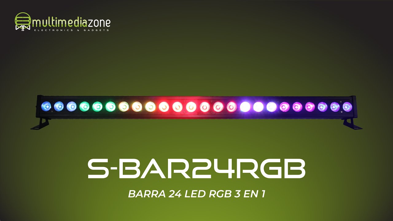 S-BAR24RGB - Barra 24 LED RGB 3 en 1 SCHALTER 