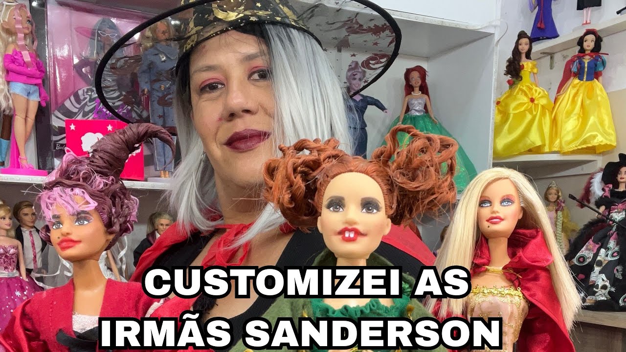 Transformei 3 Barbies nas Irmãs Sanderson 