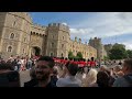 Change Of Guard -[5K UHD]-Windsor Castle -1st Battalion Irish Guards- Band of the Coldstream Guards