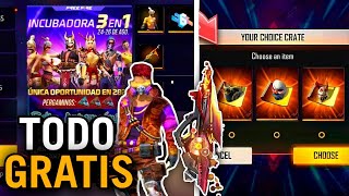 🔥OFICIALMENTE GARENA REGALA PERGAMINO 3 EN 1 GRATIS INCUBADORA 3 EN 1 DICIEMBRE 2023😱Agenda Semanal