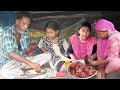 Farjana Cooking Goat H-ead Today !! The Most Satisfying Food Item For Them ! Living In The Slums