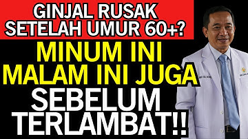GINJAL RUSAK di Usia TUA?! BONGKAR 7 MINUMAN AJAIB Turunkan KREATININ Tanpa OBAT - Kesehatan Lansia