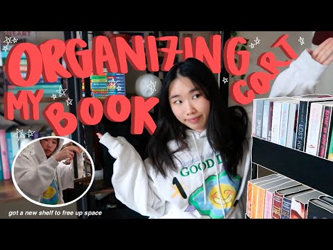 organizing my book cart + building a new shelf ✨📚🧸🪵